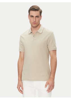 Calvin Klein Polo LV04LC239G Beżowy Regular Fit ze sklepu MODIVO w kategorii T-shirty męskie - zdjęcie 183706222