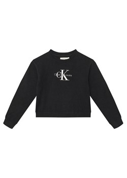 Calvin Klein Jeans Sweter Monologo IG0IG02830 D Czarny Regular Fit ze sklepu MODIVO w kategorii Swetry dziewczęce - zdjęcie 183706274
