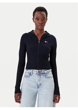 Tommy Jeans Kardigan DW0DW20974 Czarny Slim Fit ze sklepu MODIVO w kategorii Swetry damskie - zdjęcie 183706343
