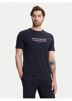 Tommy Hilfiger T-Shirt Brand Love MW0MW40324 Granatowy Regular Fit ze sklepu MODIVO w kategorii T-shirty męskie - zdjęcie 183706350