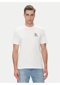 Calvin Klein T-Shirt LV04RC853G Biały Regular Fit ze sklepu MODIVO w kategorii T-shirty męskie - zdjęcie 183706354