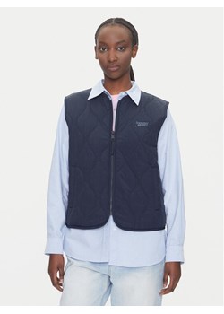 Tommy Jeans Bezrękawnik Onion DW0DW21184 Granatowy Regular Fit ze sklepu MODIVO w kategorii Kamizelki damskie - zdjęcie 183706401