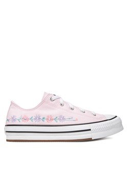 Converse Trampki All Star EVA Lift Platform Florals A14995C Różowy ze sklepu MODIVO w kategorii Trampki dziecięce - zdjęcie 183706480
