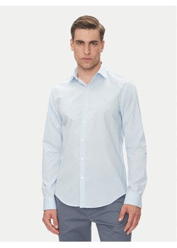Calvin Klein Koszula LV019EU013 Błękitny Slim Fit ze sklepu MODIVO w kategorii Koszule męskie - zdjęcie 183706482