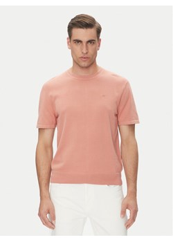 Calvin Klein T-Shirt Supima LV04LC333G Koralowy Regular Fit ze sklepu MODIVO w kategorii T-shirty męskie - zdjęcie 183706512