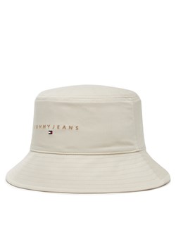 Tommy Jeans Bucket Tjm Linear Logo AM0AM13420 Beżowy ze sklepu MODIVO w kategorii Kapelusze męskie - zdjęcie 183706574