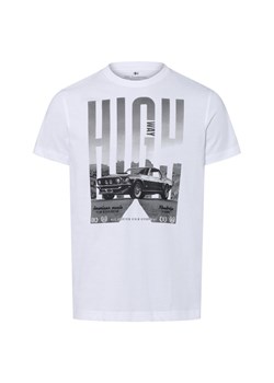 Nils Sundström Koszulka męska Mężczyźni Bawełna biały nadruk ze sklepu vangraaf w kategorii T-shirty męskie - zdjęcie 183709412