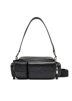 Torebka Marc Jacobs The Leather Cargo Bag 2S4HSH085H02 Czarny ze sklepu eobuwie.pl w kategorii Listonoszki - zdjęcie 183709754