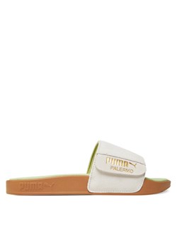Klapki Puma Leadcat 2.0 Palermo Foil 399041 06 Szary ze sklepu eobuwie.pl w kategorii Klapki damskie - zdjęcie 183710063