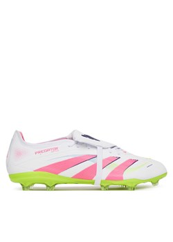 adidas Buty do piłki nożnej Predator Pro Fold-Over Tongue Firm Ground JR0440 Biały ze sklepu MODIVO w kategorii Buty sportowe męskie - zdjęcie 183718752