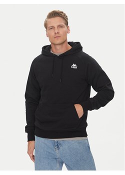 Kappa Bluza Authentic 321W7GW Czarny Regular Fit ze sklepu MODIVO w kategorii Bluzy męskie - zdjęcie 183718783