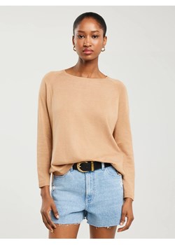 Sweter damski z wiskozy brązowy Airin 802 ze sklepu Big Star w kategorii Swetry damskie - zdjęcie 183719303