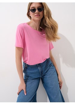 Mohito - T-shirt z modalem - fioletowy ze sklepu Mohito w kategorii Bluzki damskie - zdjęcie 183719661