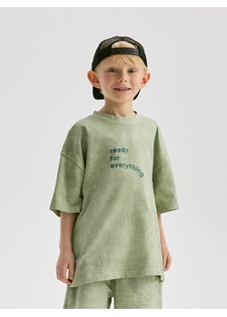 Reserved - Bawełniany komplet - jasnozielony ze sklepu Reserved w kategorii T-shirty chłopięce - zdjęcie 183719992