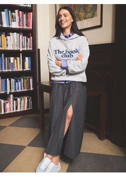 Reserved - Plisowana spódnica maxi - ciemnoszary ze sklepu Reserved w kategorii Spódnice - zdjęcie 183720123