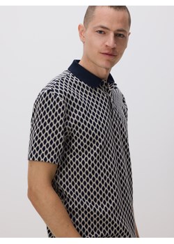 Reserved - Koszulka polo regular fit - granatowy ze sklepu Reserved w kategorii T-shirty męskie - zdjęcie 183720494