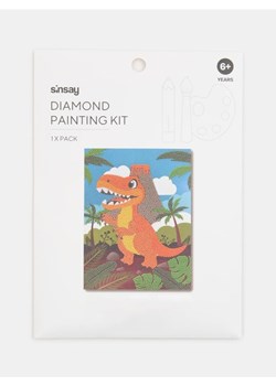 Sinsay - Zestaw do malowania diamentami Dinozaur - zielony ze sklepu Sinsay w kategorii Zabawki - zdjęcie 183720953