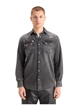 Scotch &amp; Soda Koszula dżinsowa &quot;JOE JONAS X SCOTCH SODA&quot; w kolorze czarnym ze sklepu Limango Polska w kategorii Koszule męskie - zdjęcie 183722802