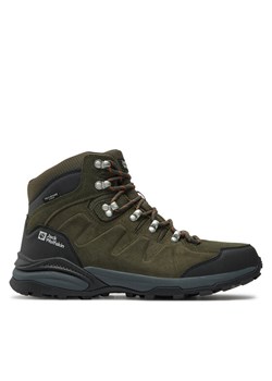 Jack Wolfskin Trekkingi Refugio Texapore Mid M 4049841 Khaki ze sklepu MODIVO w kategorii Buty trekkingowe męskie - zdjęcie 183725780