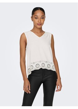 ONLY Bluzka 15296317 Biały Regular Fit ze sklepu MODIVO w kategorii Bluzki damskie - zdjęcie 183725830