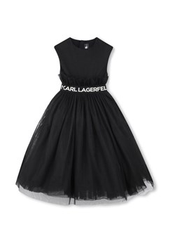 Karl Lagerfeld Kids Sukienka codzienna Z30467 D Czarny Regular Fit ze sklepu MODIVO w kategorii Sukienki dziewczęce - zdjęcie 183726071