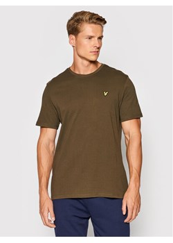 Lyle & Scott T-Shirt Plain TS400VOG Zielony Regular Fit ze sklepu MODIVO w kategorii T-shirty męskie - zdjęcie 183726160