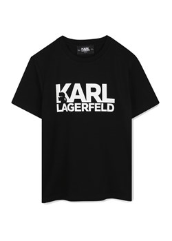 Karl Lagerfeld Kids T-Shirt Z30435 S Czarny Regular Fit ze sklepu MODIVO w kategorii T-shirty chłopięce - zdjęcie 183726194