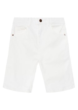 Guess Szorty jeansowe L4RD11 WE620 Biały Regular Fit ze sklepu MODIVO w kategorii Spodenki chłopięce - zdjęcie 183726371