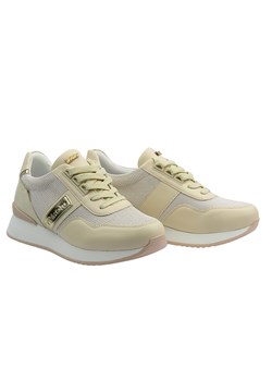Sneakersy damskie sznurowane beżowe INBLU IN-366 ze sklepu ulubioneobuwie w kategorii Buty sportowe damskie - zdjęcie 183736253