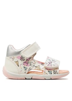 Sandały Geox B Sandal Tapuz Girl B450YA 000BC C0653 Biały ze sklepu eobuwie.pl w kategorii Sandały dziecięce - zdjęcie 183736824