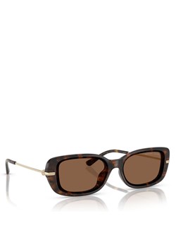 Okulary przeciwsłoneczne Michael Kors 0MK2228D 30063G57 Brązowy ze sklepu eobuwie.pl w kategorii Okulary przeciwsłoneczne damskie - zdjęcie 183736831