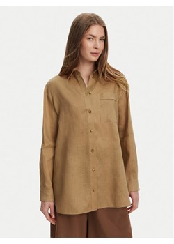 Max Mara Koszula Noel 2516111018 Brązowy Regular Fit ze sklepu MODIVO w kategorii Koszule damskie - zdjęcie 183737214