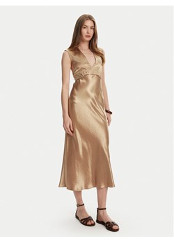 Max Mara Sukienka koktajlowa Glizia 2516221048 Brązowy Regular Fit ze sklepu MODIVO w kategorii Sukienki - zdjęcie 183737232