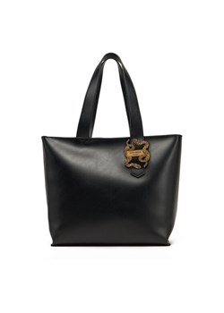 Just Cavalli Torebka Iconic Snakes 78RA4BA5 ZSA89 Czarny ze sklepu MODIVO w kategorii Torby Shopper bag - zdjęcie 183737264