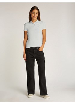 TOMMY JEANS Koszulka polo w kolorze białym ze sklepu Limango Polska w kategorii Bluzki damskie - zdjęcie 183739323