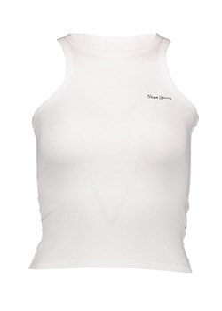 Pepe Jeans Top w kolorze białym ze sklepu Limango Polska w kategorii Bluzki damskie - zdjęcie 183739472