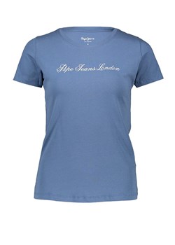 Pepe Jeans Koszulka w kolorze niebieskim ze sklepu Limango Polska w kategorii Bluzki damskie - zdjęcie 183739480