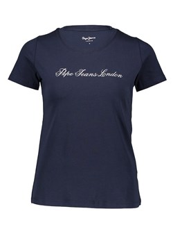 Pepe Jeans Koszulka w kolorze granatowym ze sklepu Limango Polska w kategorii Bluzki damskie - zdjęcie 183739482