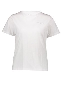 Pepe Jeans Koszulka w kolorze białym ze sklepu Limango Polska w kategorii Bluzki damskie - zdjęcie 183739492