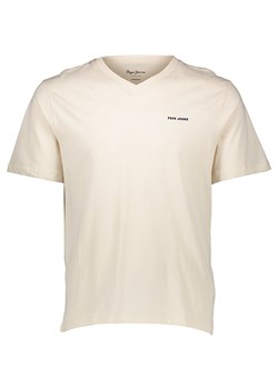 Pepe Jeans Koszulka w kolorze kremowym ze sklepu Limango Polska w kategorii T-shirty męskie - zdjęcie 183741021