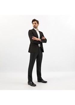 Wojas Czarne Eleganckie Półbuty Męskie Ze Skóry Licowej ze sklepu Wojas w kategorii Buty eleganckie męskie - zdjęcie 183741531