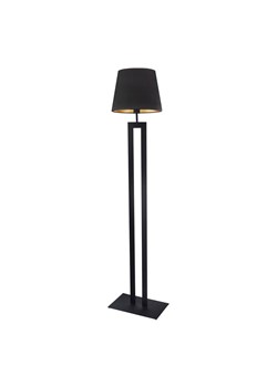 Czarna lampa podłogowa do salonu VEGAS VELUR w stylu nowoczesnym ze sklepu Lysne w kategorii Lampy podłogowe - zdjęcie 183742530
