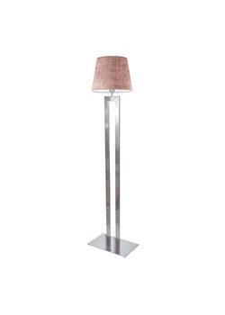 Srebrna lampa podłogowa do salonu VEGAS VELUR z abażurem - id: 12750 - marki Ciekot Partners Sp. Z O. O. - 183742550 Srebrna lampa podłogowa do salonu VEGAS VELUR z abażurem ze sklepu Lysne w kategorii Lampy podłogowe - zdjęcie 183742550
