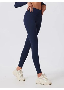 Legginsy sportowe - Granatowy / S ze sklepu Valetta.pl w kategorii Spodnie damskie - zdjęcie 183745264