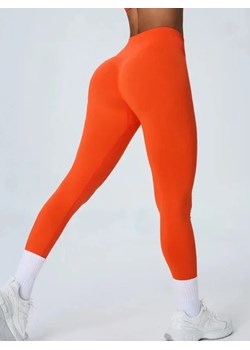 Legginsy sportowe - Pomarańczowy / S ze sklepu Valetta.pl w kategorii Spodnie damskie - zdjęcie 183745580