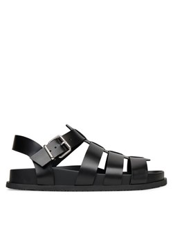 Sandały Tommy Jeans Tjw Fisherman Patent Sandal EN0EN02874 Czarny ze sklepu eobuwie.pl w kategorii Sandały damskie - zdjęcie 183747464