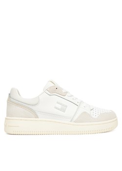 Sneakersy Tommy Jeans Tjw Retro Basket Sneaker EN0EN02818 Écru ze sklepu eobuwie.pl w kategorii Buty sportowe damskie - zdjęcie 183747474