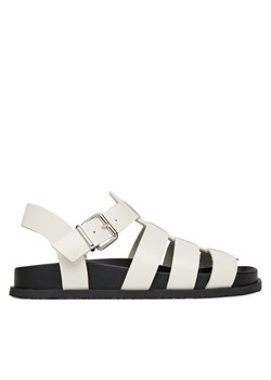Sandały Tommy Jeans Tjw Fisherman Patent Sandal EN0EN02874 Biały ze sklepu eobuwie.pl w kategorii Sandały damskie - zdjęcie 183747521