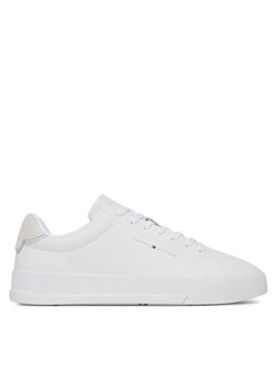 Sneakersy Tommy Hilfiger Th Court Lth Detail Ess FM0FM05367 Biały ze sklepu eobuwie.pl w kategorii Buty sportowe męskie - zdjęcie 183747552