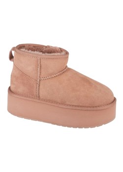 Buty Emu Australia Stinger Micro Flatform W13082-CARO różowe - id: 226089 - marki Emu Australia - 183748273 Buty Emu Australia Stinger Micro Flatform W13082-CARO różowe ze sklepu ButyModne.pl w kategorii Śniegowce damskie - zdjęcie 183748273